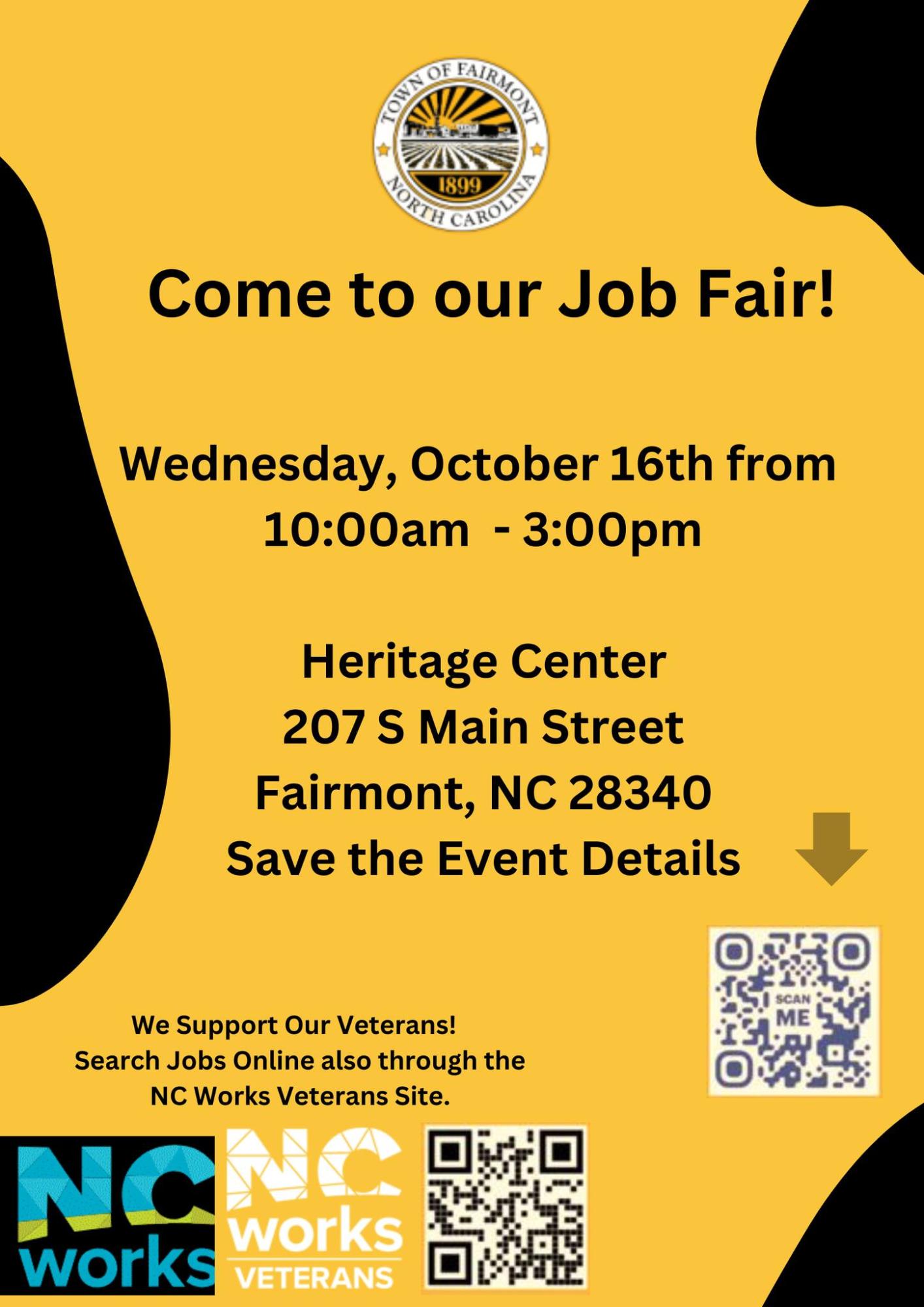 Job Fair flyer